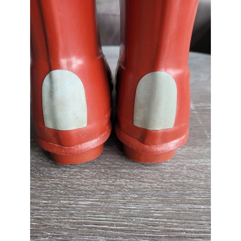 HUNTER Original Red Rain Pull On Boots UK 13 US 1B/2G Unisex